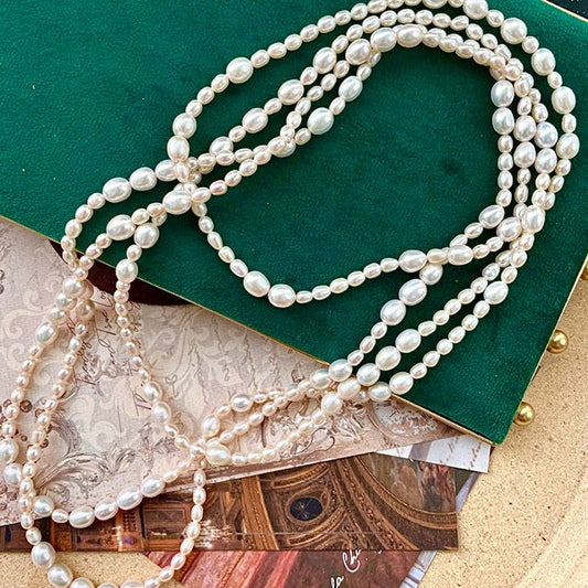Genuine Freshwater 180cm Teardrop Pearl Extra-Long Ariana Necklace