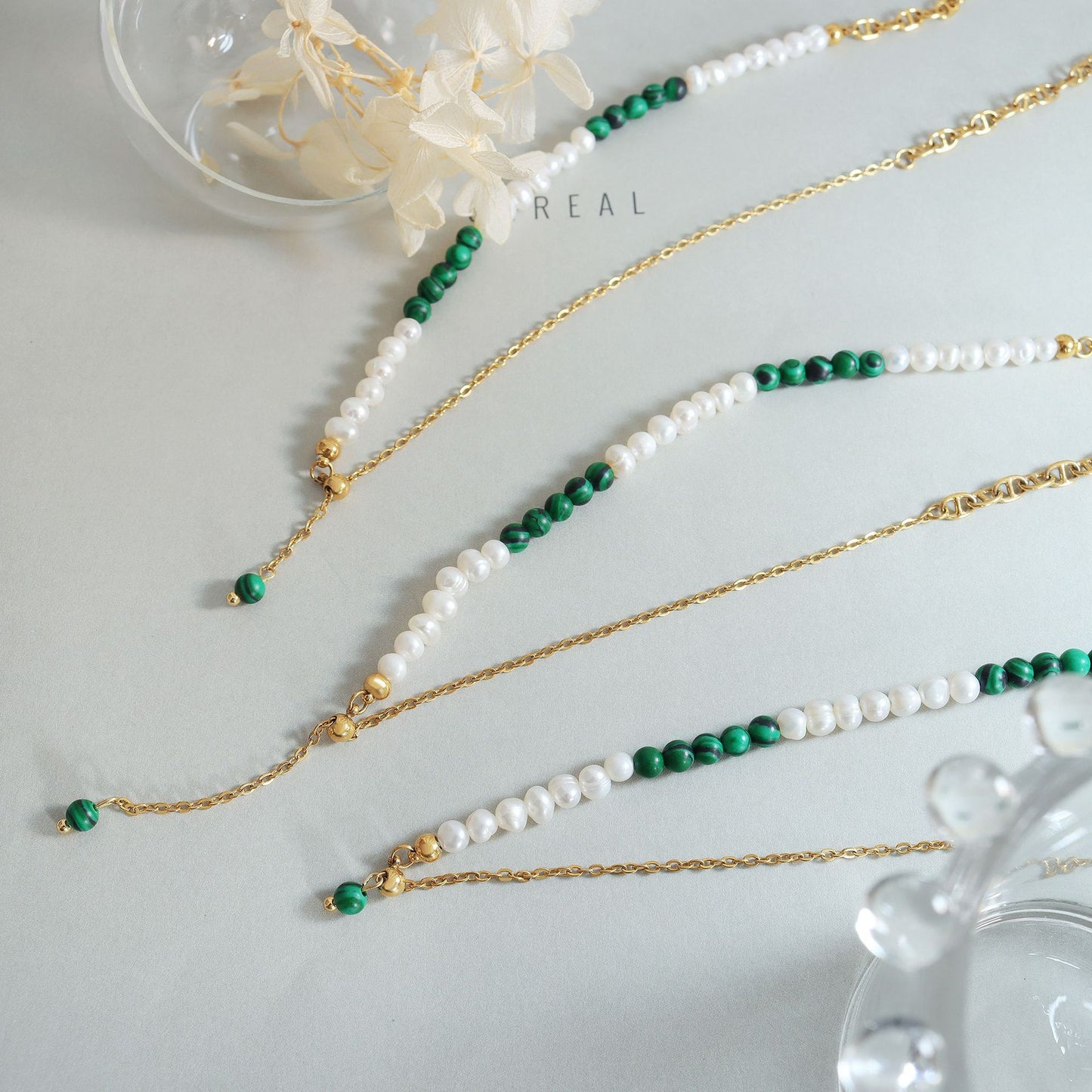 Genuine Freshwater Pearl Titanium Steel The Wizard of Oz Necklace