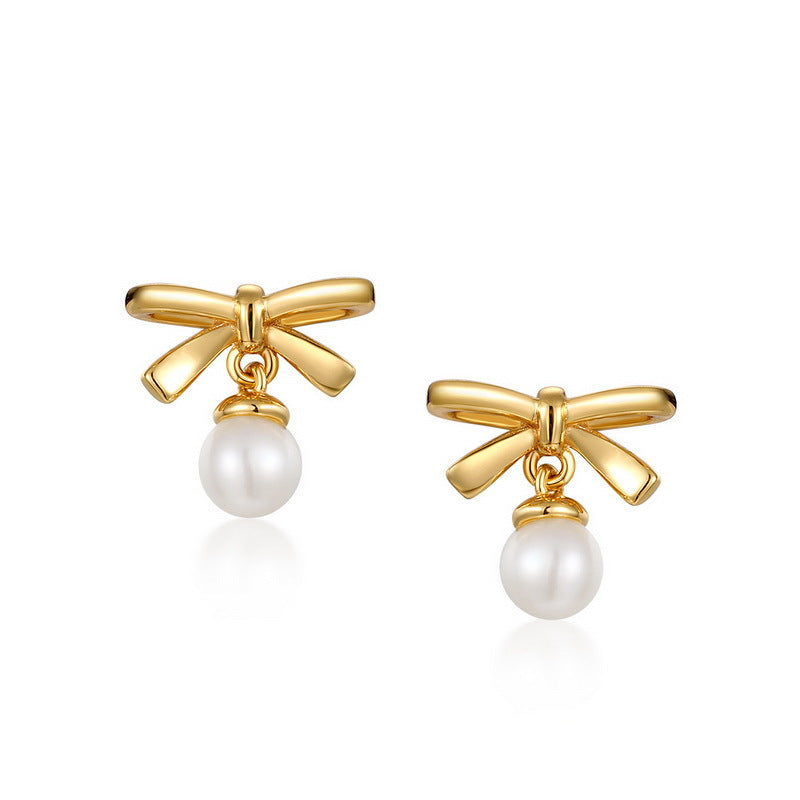 Boucles d'oreilles en perles d'eau douce naturelles authentiques et adorables