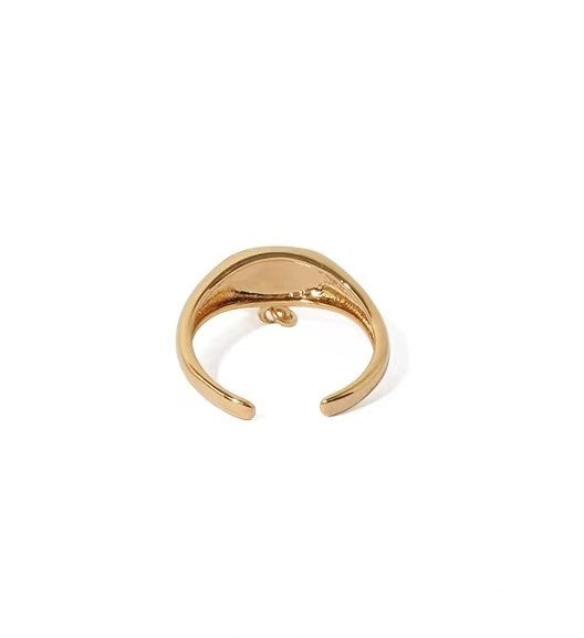 Genuine Freshwater Baroque Pearl City Glamour Ring
