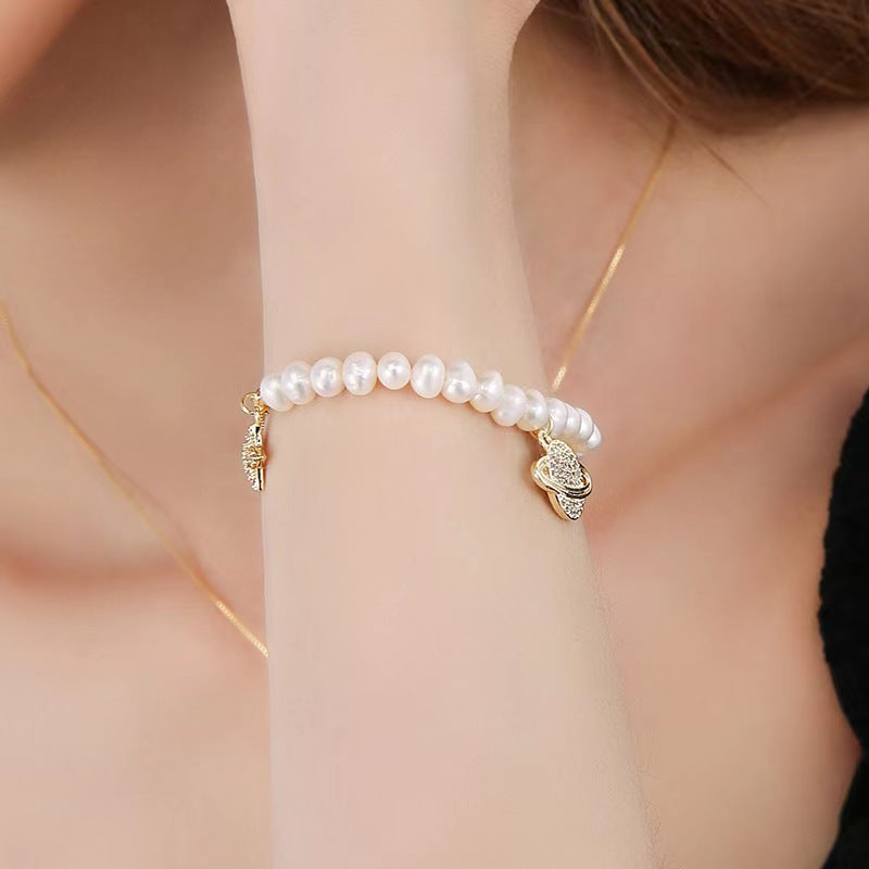 Genuine Freshwater Pearl Mars Bracelet