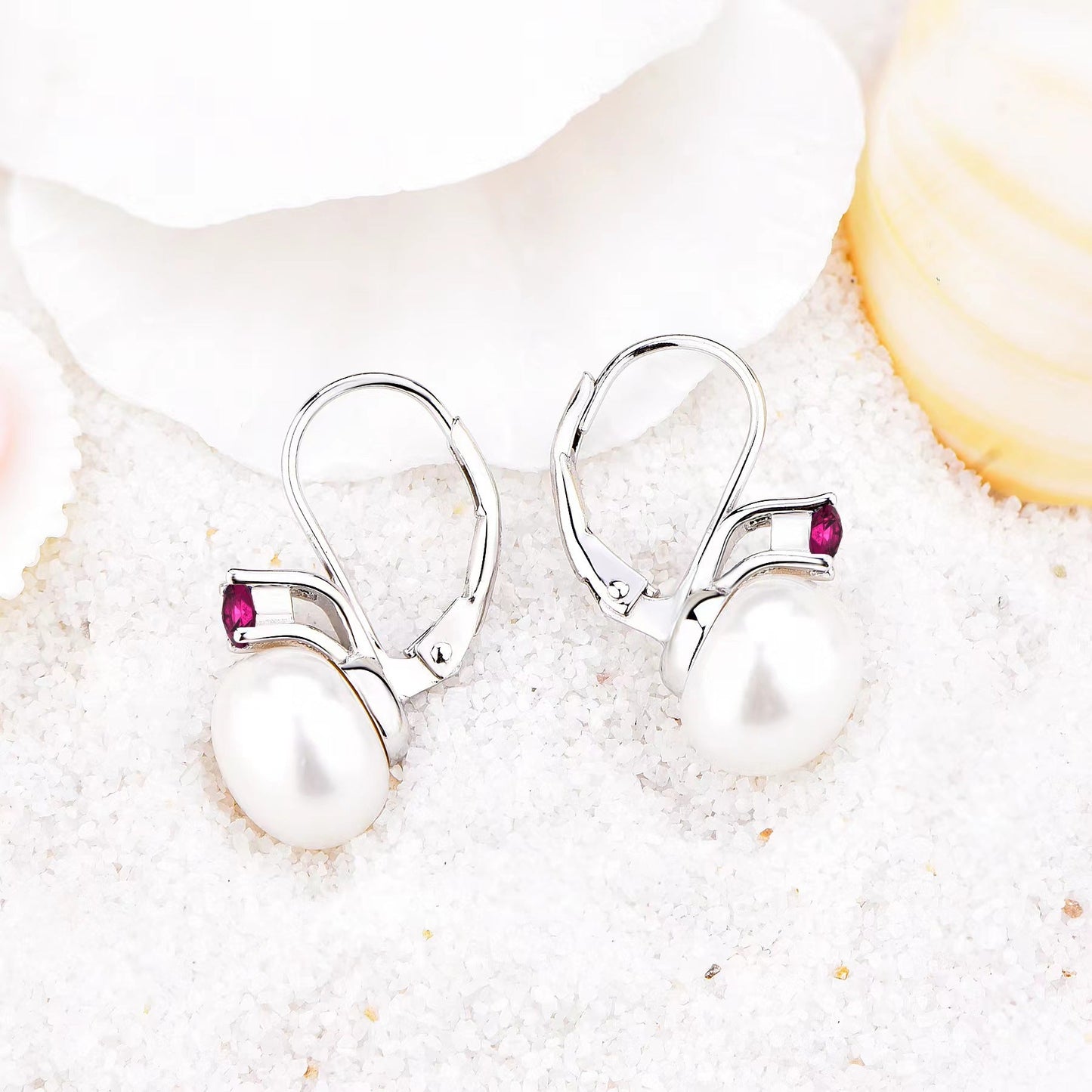 Boucles d'oreilles Candy en perles d'eau douce véritables