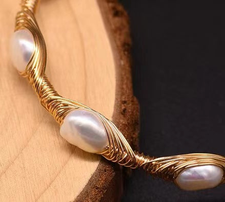 Genuine Freshwater Baroque Pearl Nice Bracelet (Limited Edition)