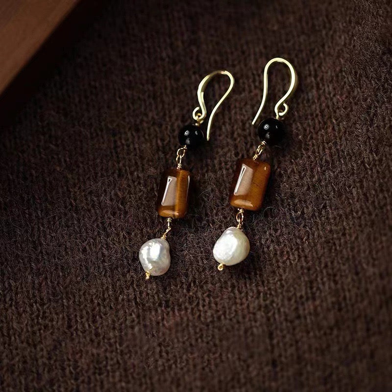Genuine Freshwater Cubic Earrings