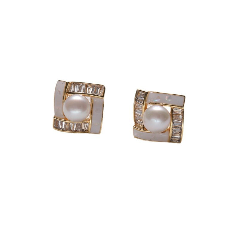 Genuine Freshwater Pearl Allure Earrings