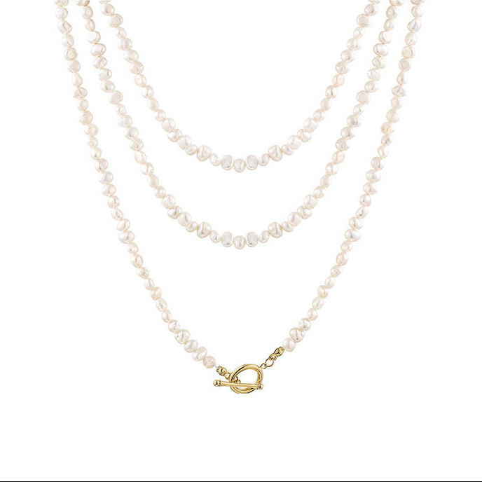 Genuine Freshwater Pearl Extra-Long Sadie Necklace