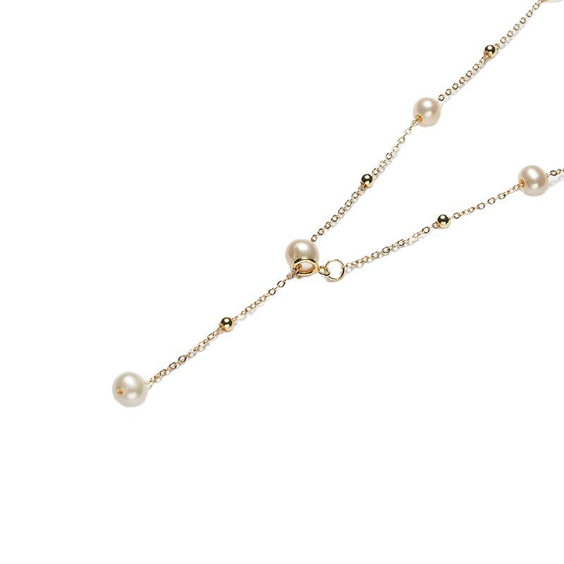 Genuine Freshwater Starlight Pearl Necklace – Sweet Collarbone Chain