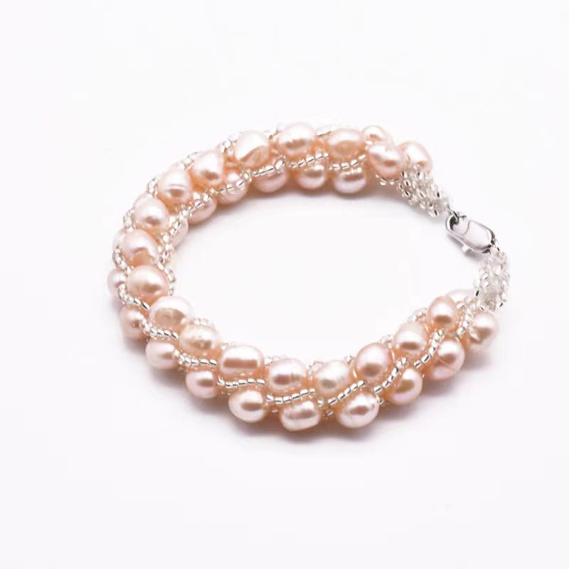 Pulsera Ritz de auténtica perla barroca de agua dulce (edición limitada)
