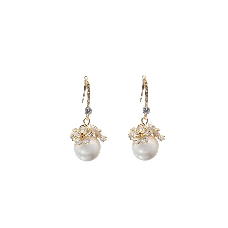 Boucles d'oreilles Freesia en perles d'eau douce baroques Edison authentiques (édition limitée)