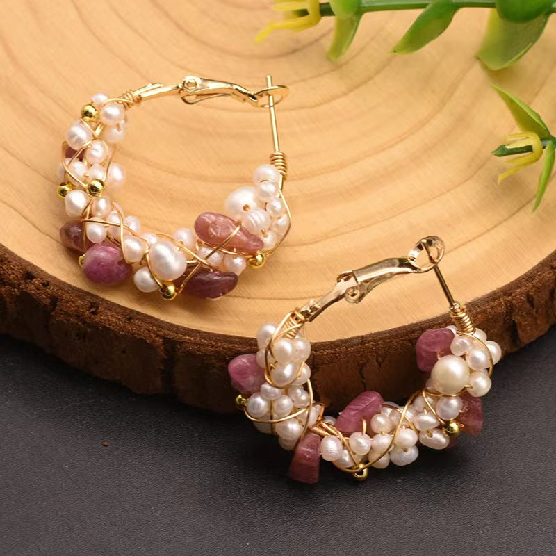Genuine Freshwater Pearl Mysterious Fruit Earrings