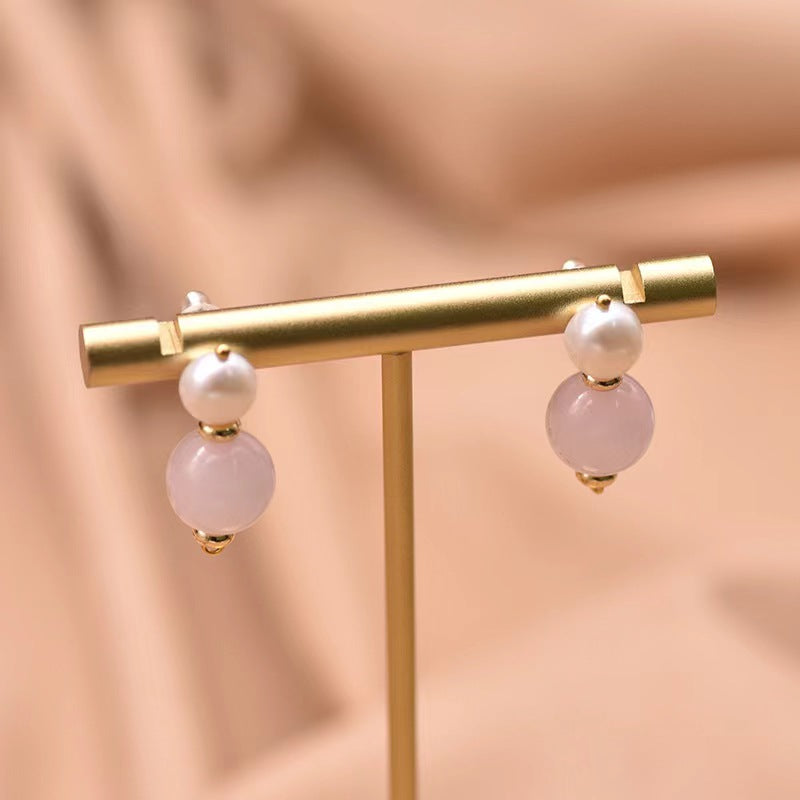Genuine Freshwater Baroque Pearl / Genuine Freshwater Pearl Forest Department Earrings