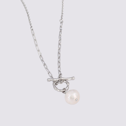 Genuine Baroque Pearl S925 Silver Dream Come True Necklace