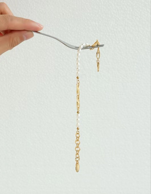 Pulsera de promesa de perla de agua dulce genuina