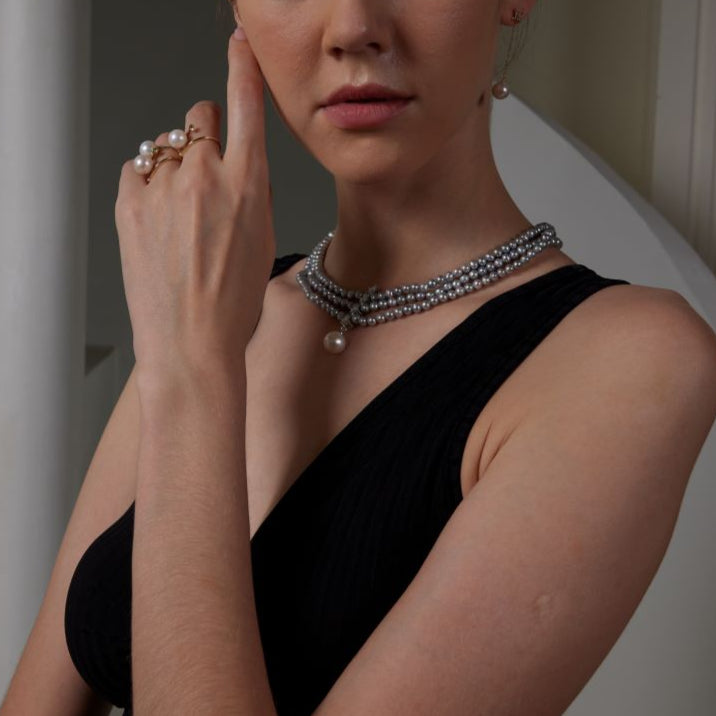 Collar de mar de plata