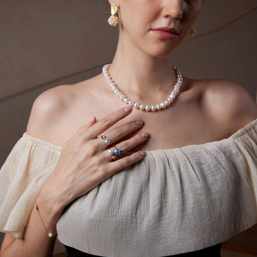Classic White Pearl Necklace