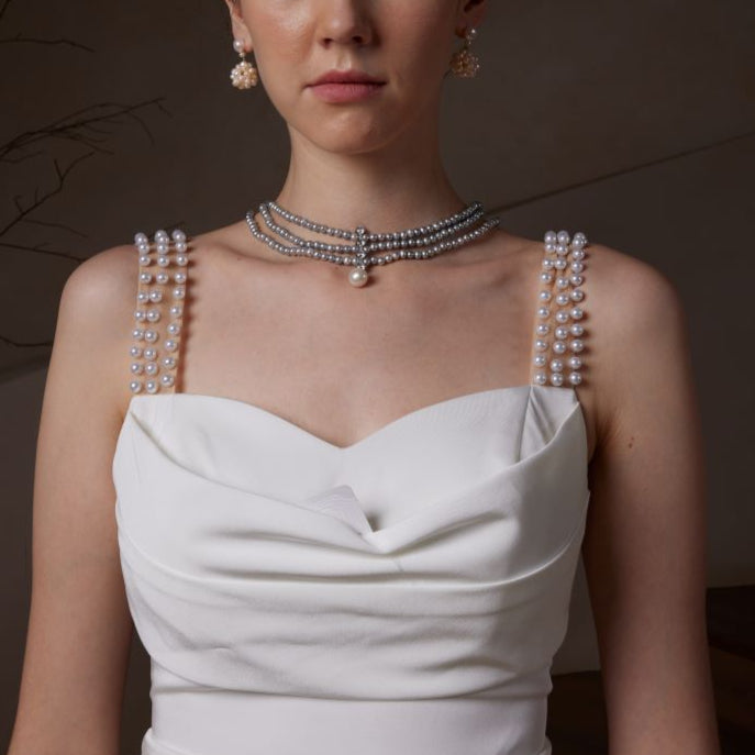 Collar de mar de plata