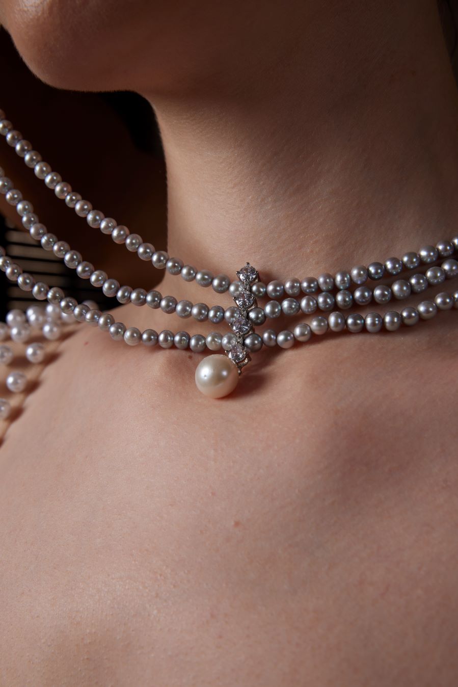 Collar de mar de plata