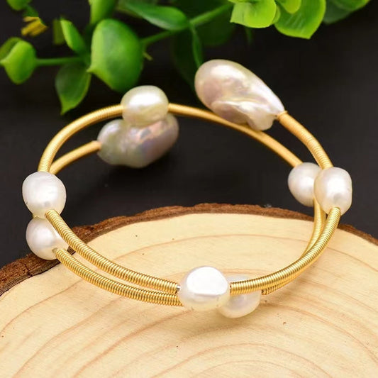 Genuine Freshwater Baroque Pearl Cherry Bracelet (Limited Edition)