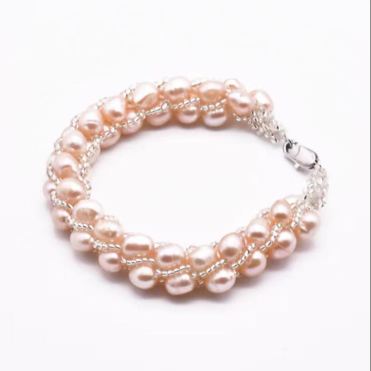 Genuine Freshwater Baroque Pearl Ritz Bracelet (Limited Edition)