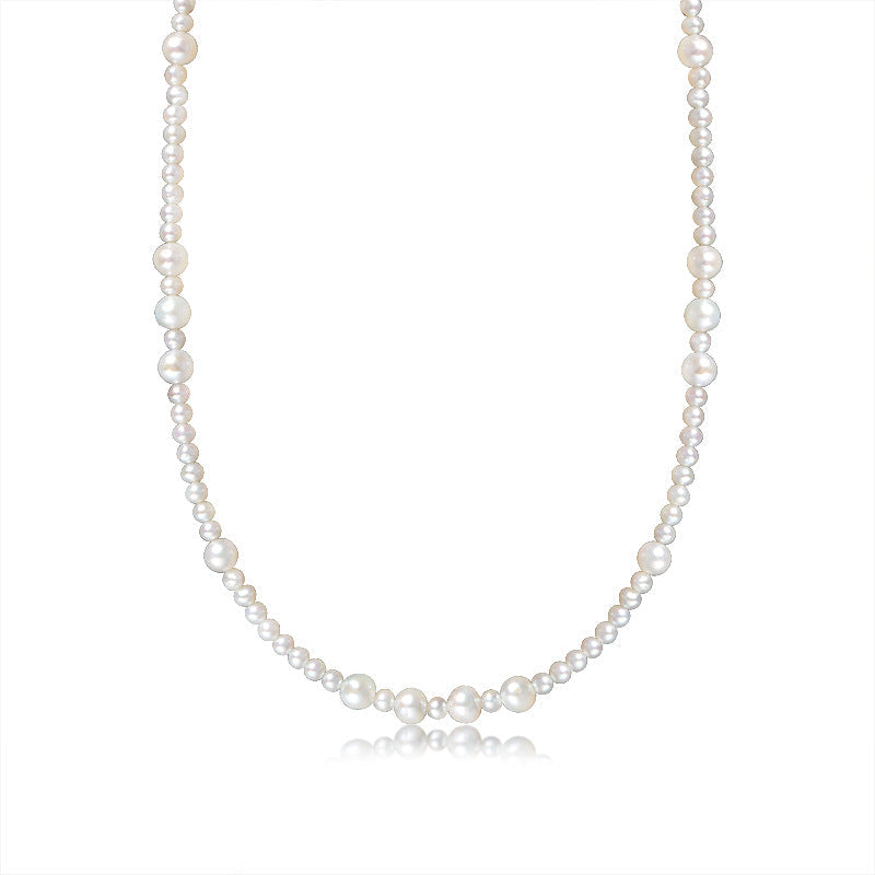 Solid 18K Gold Genuine Freshwater Holy Dew Necklace