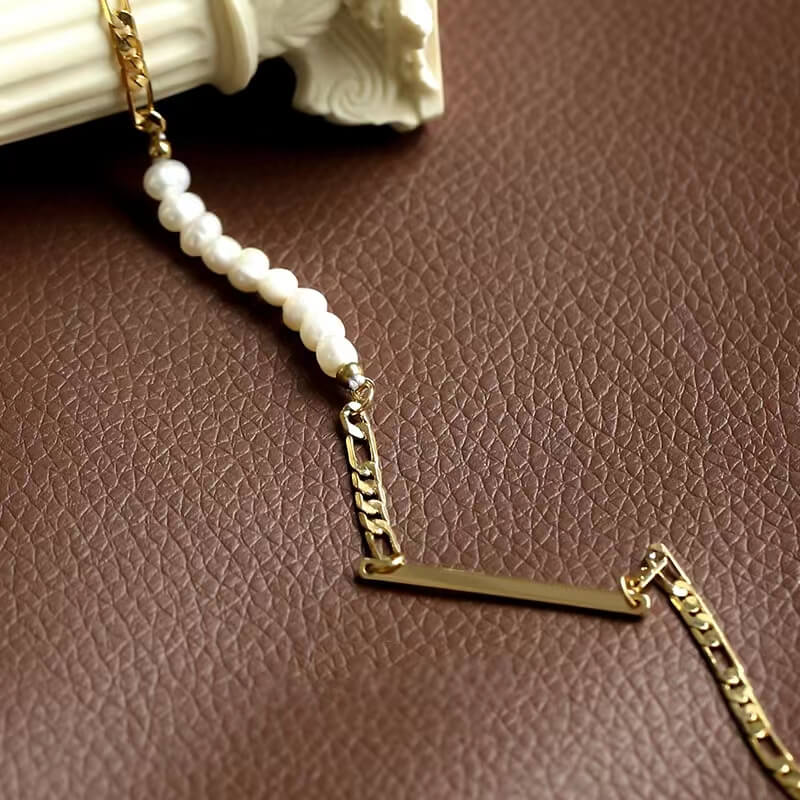Collier Deia en véritables perles d'eau douce