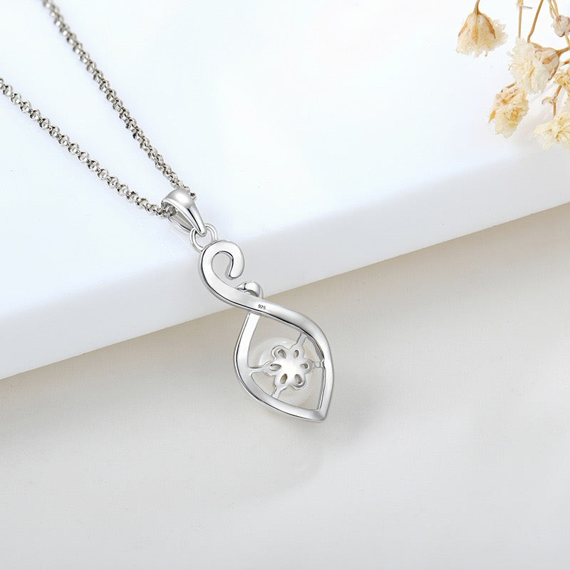 Collier de perles d'eau douce véritables vagues de l'océan