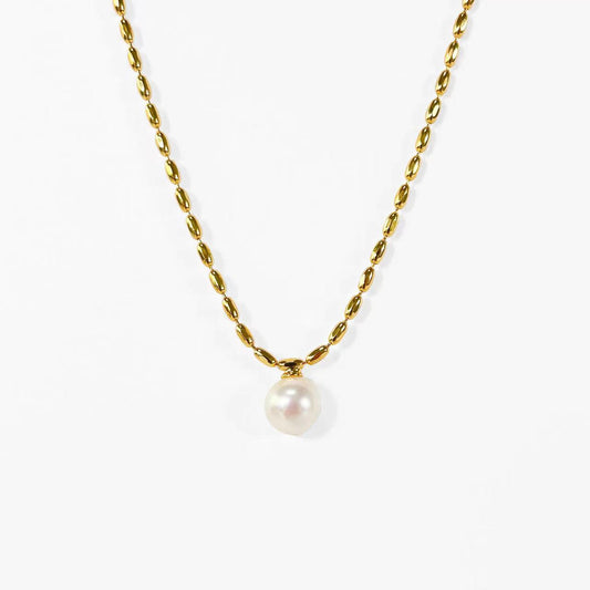 Collar Hana de perlas de agua dulce genuinas