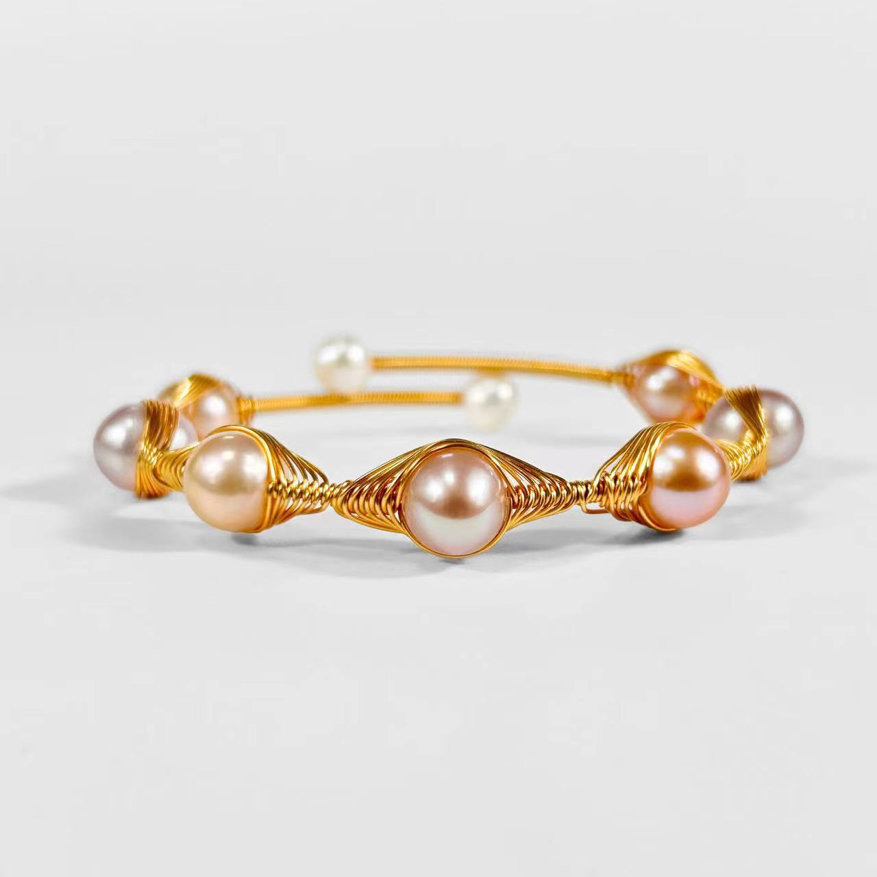 Genuine Freshwater Baroque Pearl Nest Bracelet (Limited Edition)