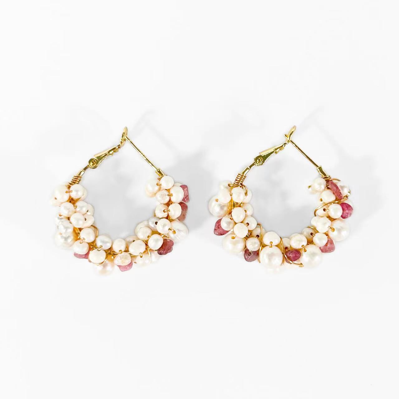Genuine Freshwater Pearl Mysterious Fruit Earrings