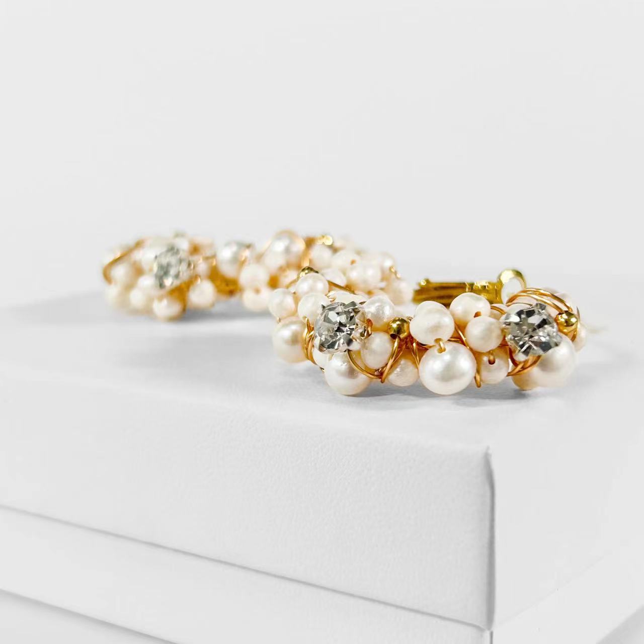 Genuine Freshwater Pearl Mysterious Fruit Earrings