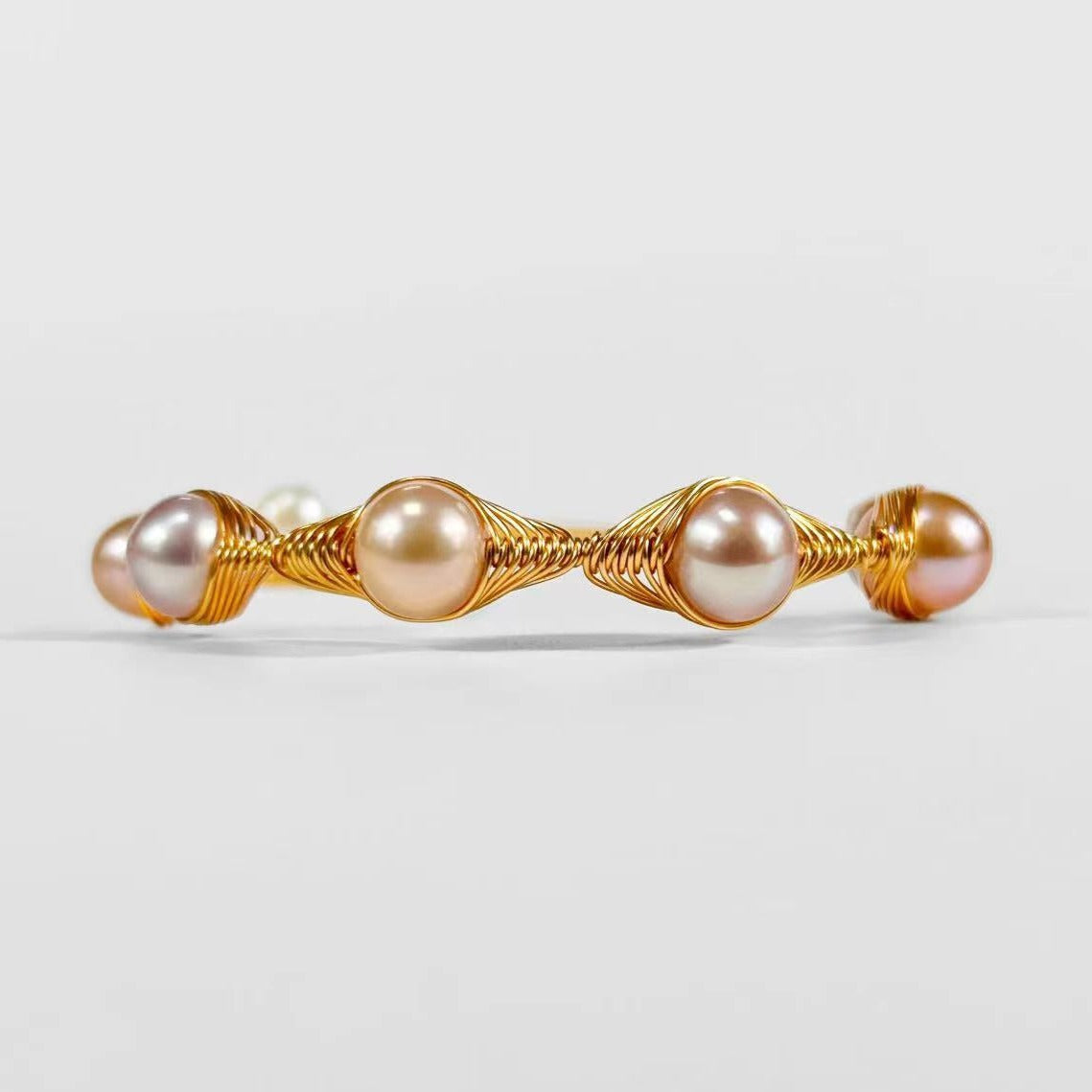 Genuine Freshwater Baroque Pearl Nest Bracelet (Limited Edition)