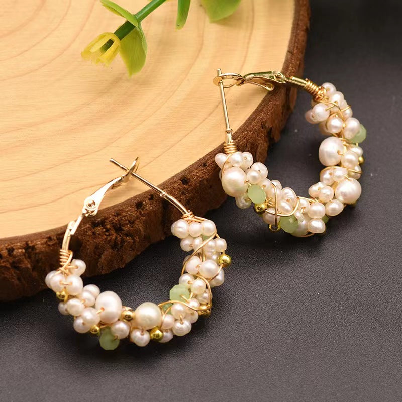 Genuine Freshwater Pearl Mysterious Fruit Earrings