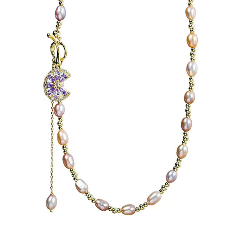 Genuine Freshwater Pearl Lemon Necklace