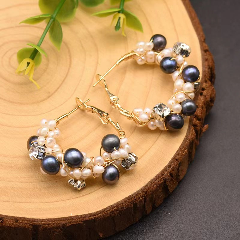 Genuine Freshwater Pearl Mysterious Fruit Earrings