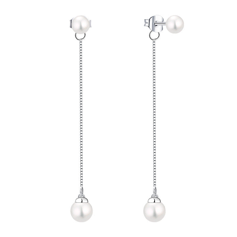 Boucles d'oreilles Twilight en perles d'eau douce véritables