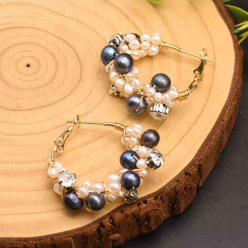 Genuine Freshwater Pearl Mysterious Fruit Earrings