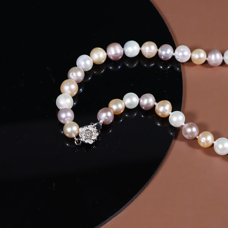 Collar de perlas barrocas de agua dulce auténticas