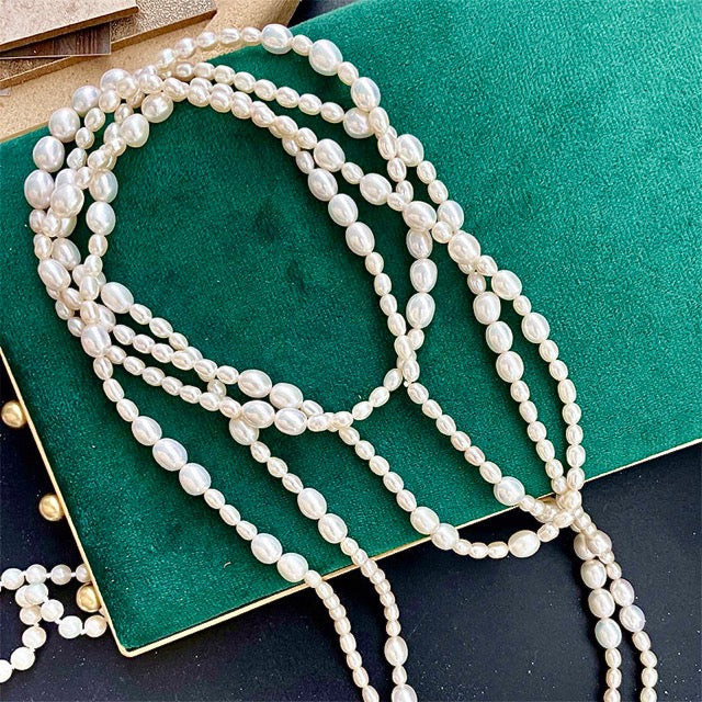 Collier Ariana baroque d'eau douce authentique