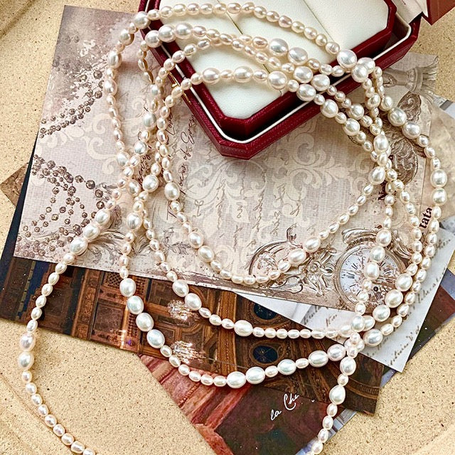 Collier Ariana baroque d'eau douce authentique