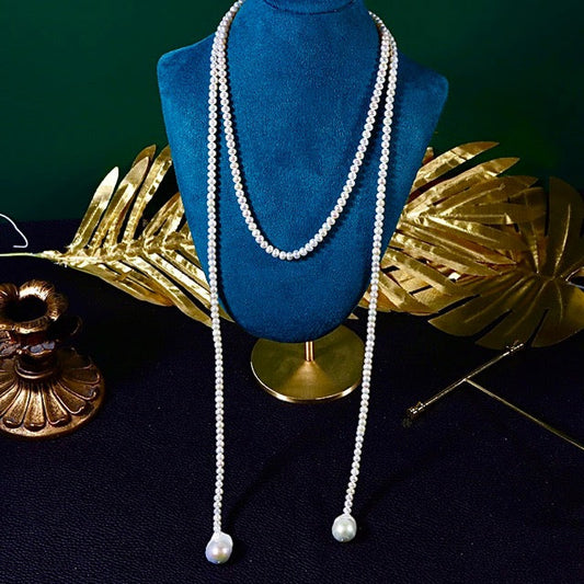 Collar Kinsley de auténtica perla barroca de agua dulce