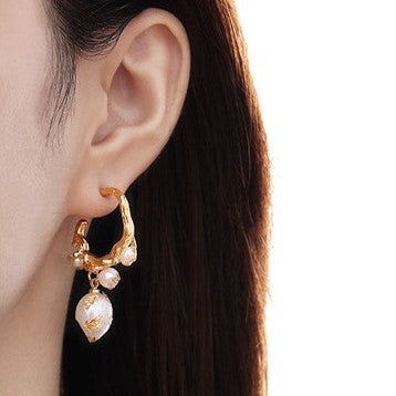 Genuine Freshwater Pearl Mayfair Earrings