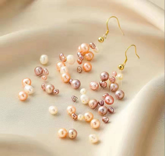 Boucles d'oreilles Meteor Dream en perles d'eau douce véritables