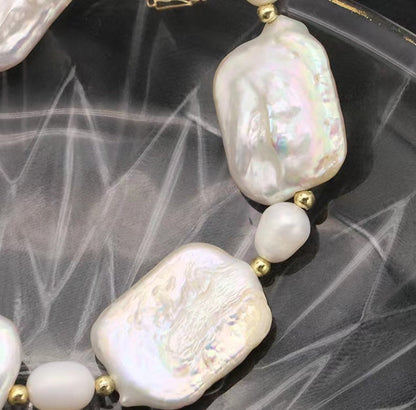 Genuine Freshwater Baroque Pearl Aurora Bracelet (Limited Edition)