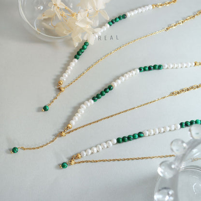 Genuine Freshwater Pearl Titanium Steel The Wizard of Oz Necklace