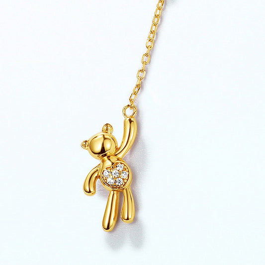 Collier ballon en perles d'eau douce naturelles authentiques et adorables
