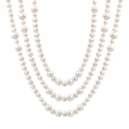 Collier Silvia en véritables perles d'eau douce