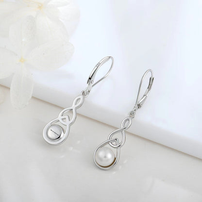 Genuine Freshwater Pearl Tear Drop Earrings