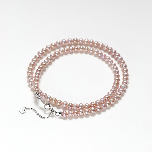 S925 Silver Genuine Freshwater Pearl S925 Silver Grace Necklace