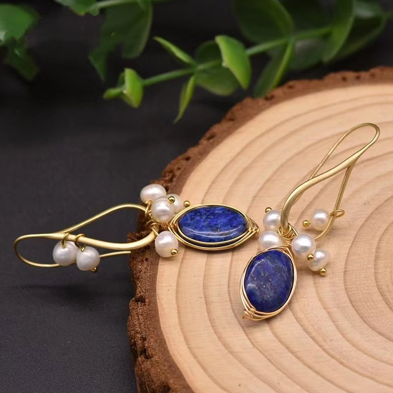 Genuine Freshwater Baroque Pearl / Genuine  Freshwater Pearl Forest Department Earrings