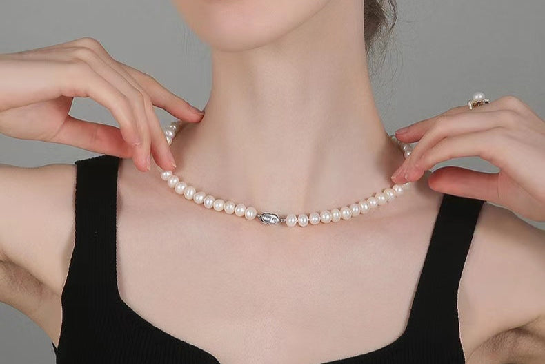 Genuine Freshwater Pearl Audrey Necklace